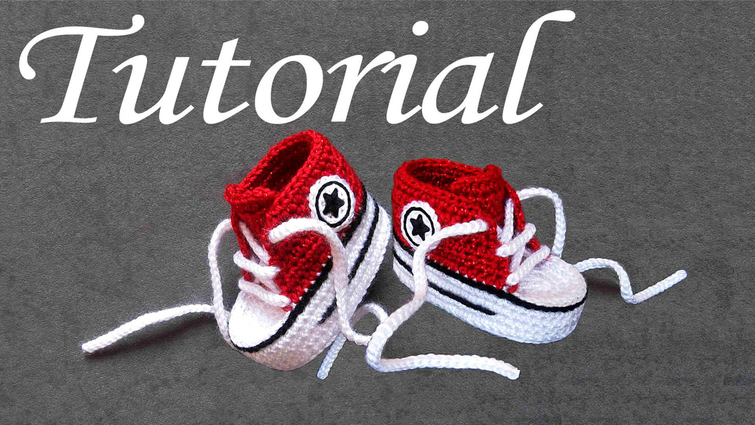 crochet baby booties tutorial
